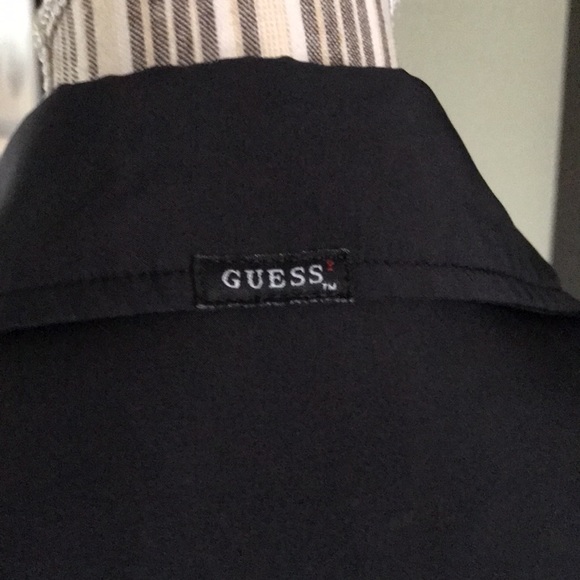 1 hour sale🔥Guess, black trench coat style jacket - Picture 10 of 10